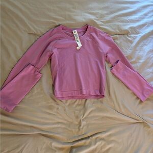 Pink Long Sleeve Women's Top